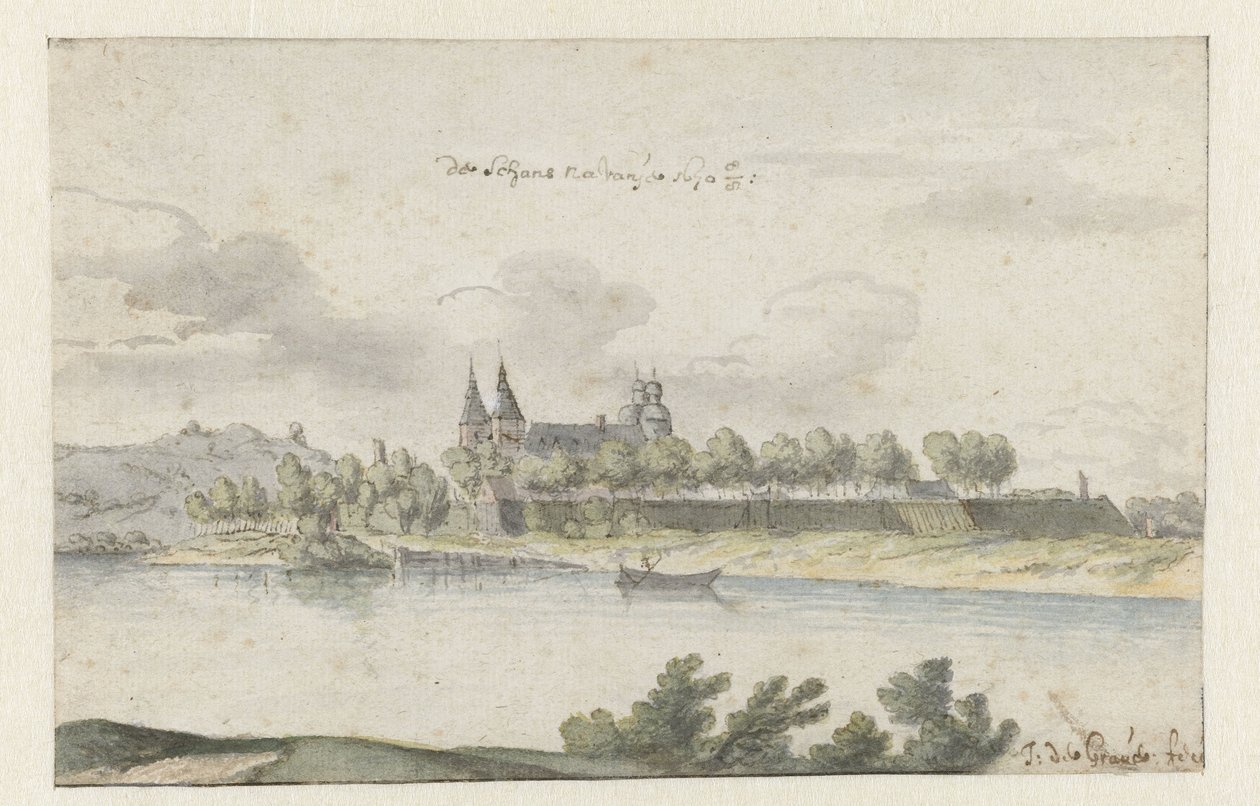 Vista de Fort Navagne, Limburgfinnish tekijältä Josua de Grave