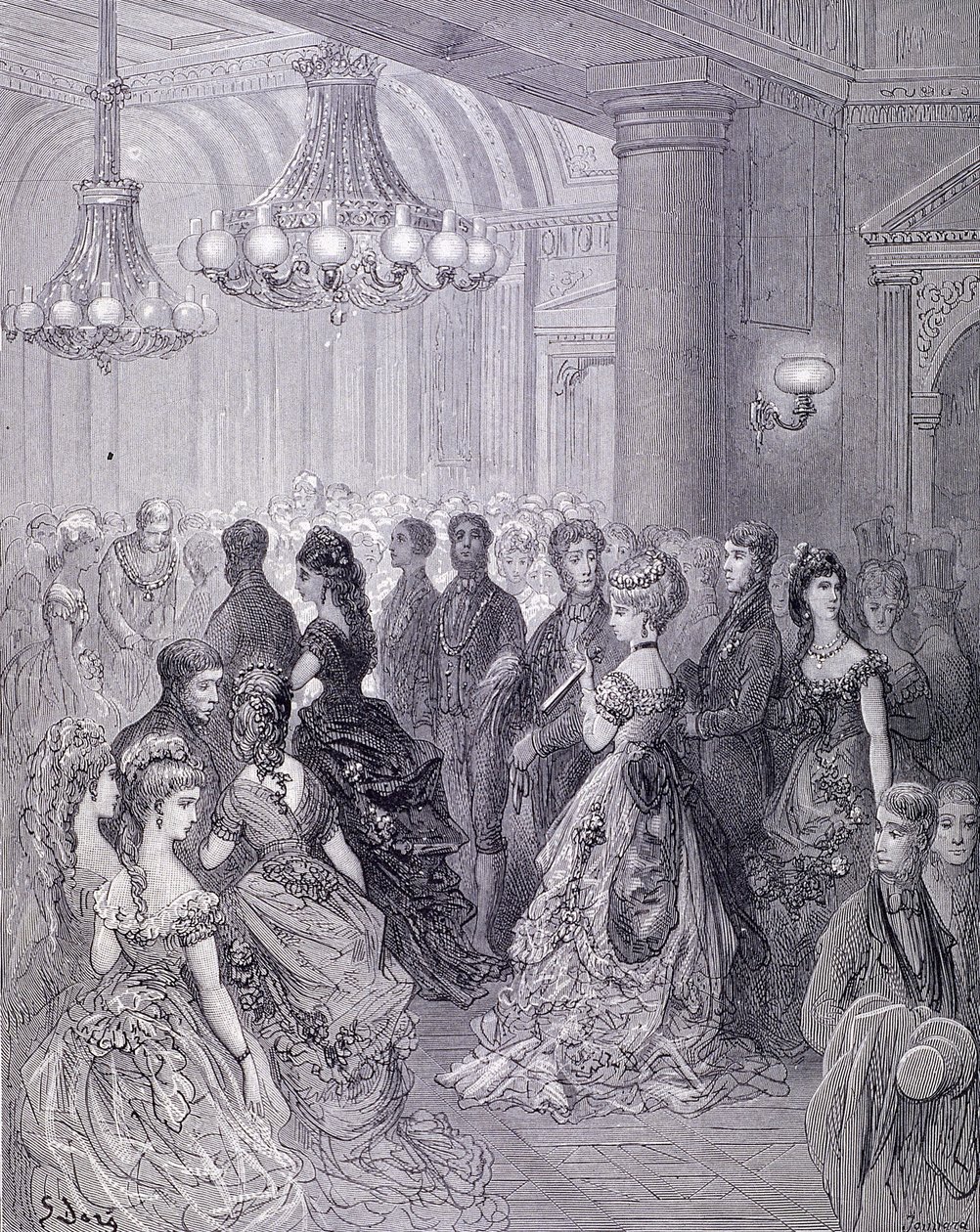"Ball at the Mansion House", 1872 tekijältä Journard