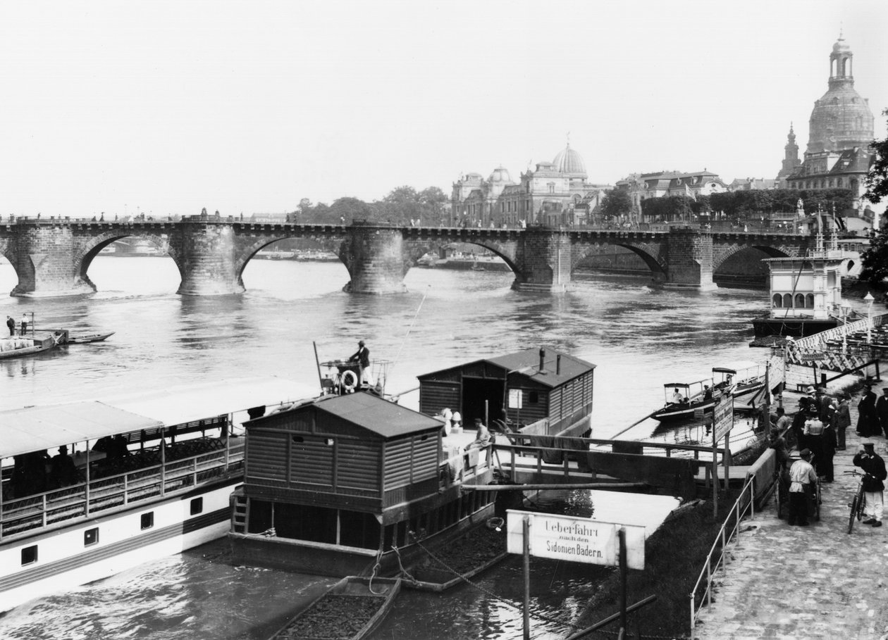Augustuksen silta, Dresden, noin 1910 tekijältä Jousset