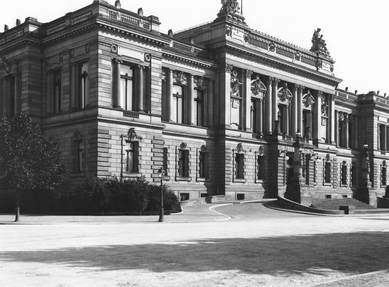 Alueellisen valtuuskunnan palatsi Strasbourgissa, noin 1910 tekijältä Jousset