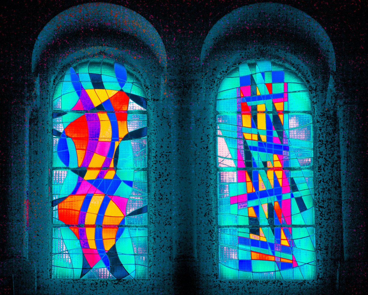 Light at Noon, sarjasta Eglise St Pierre d "Arene, 2015 (valokuva) (valokuva) tekijältä Joy Lions