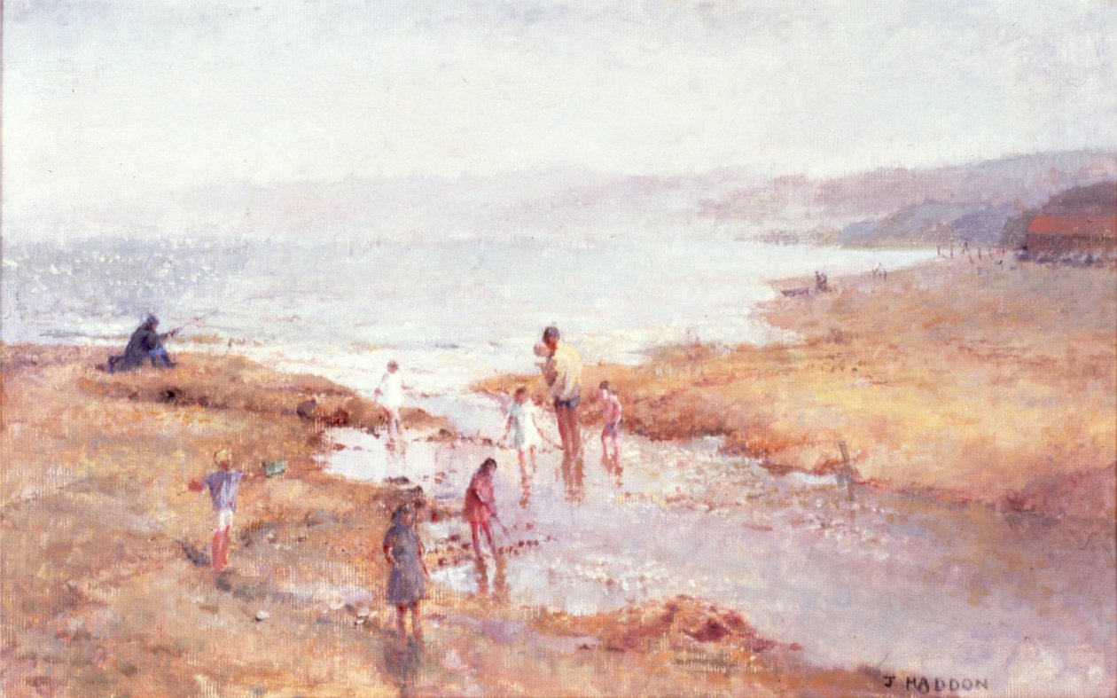 Beach People (maalaus) tekijältä Joyce Haddon
