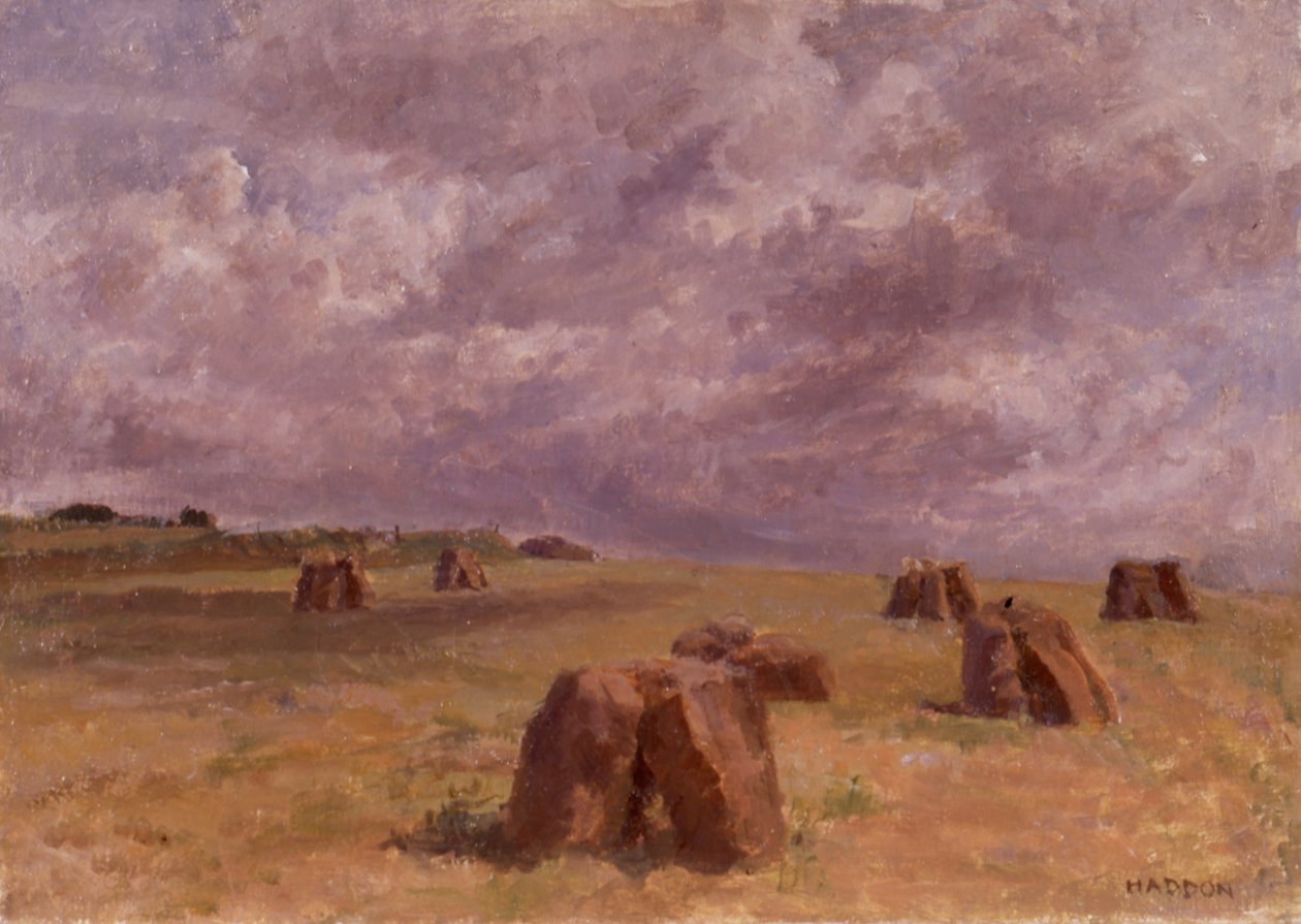 Plain Rocks (maalaus) tekijältä Joyce Haddon