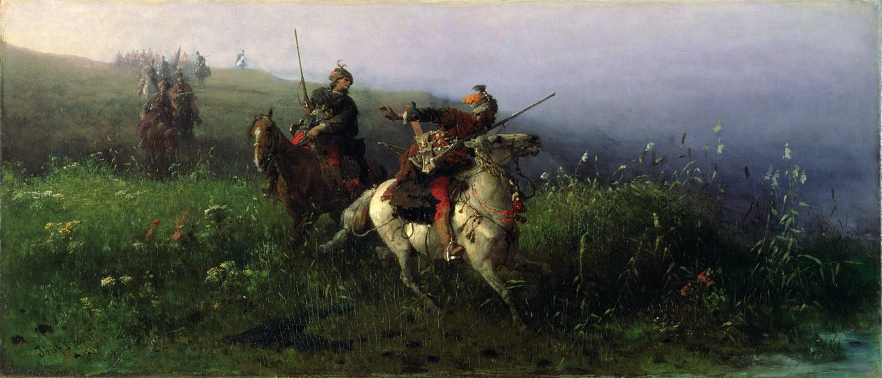Tiedustelulla, 1876 tekijältä Jozef Brandt