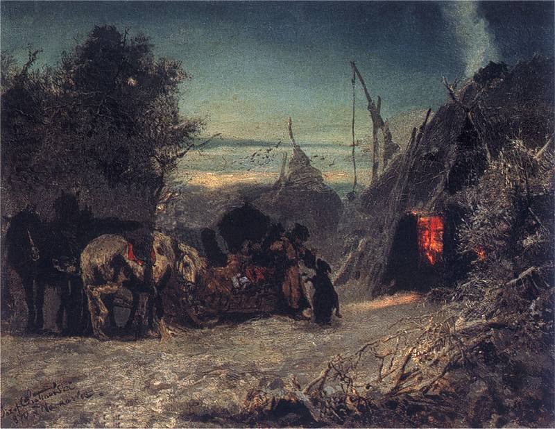 Aamu metsässä tekijältä Jozef Marian Chemonski