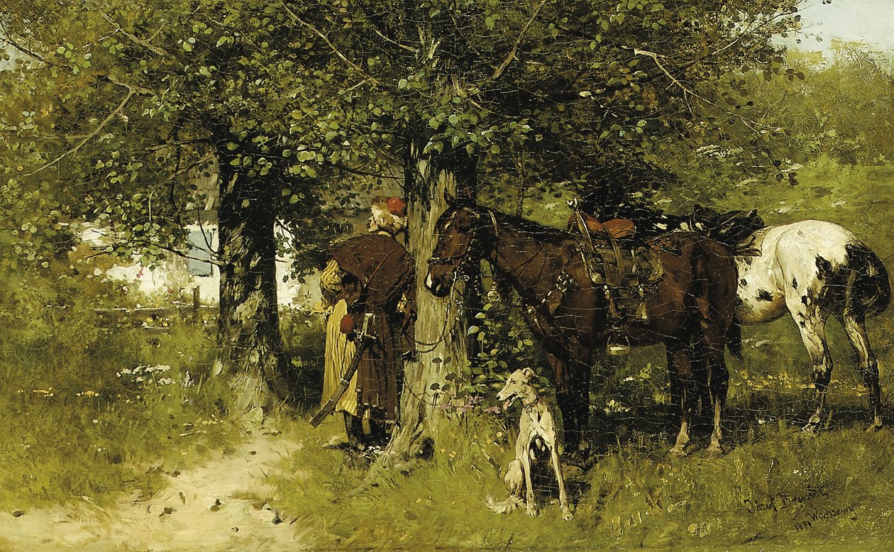 Tapaaminen, 1881 tekijältä Jozef Brandt