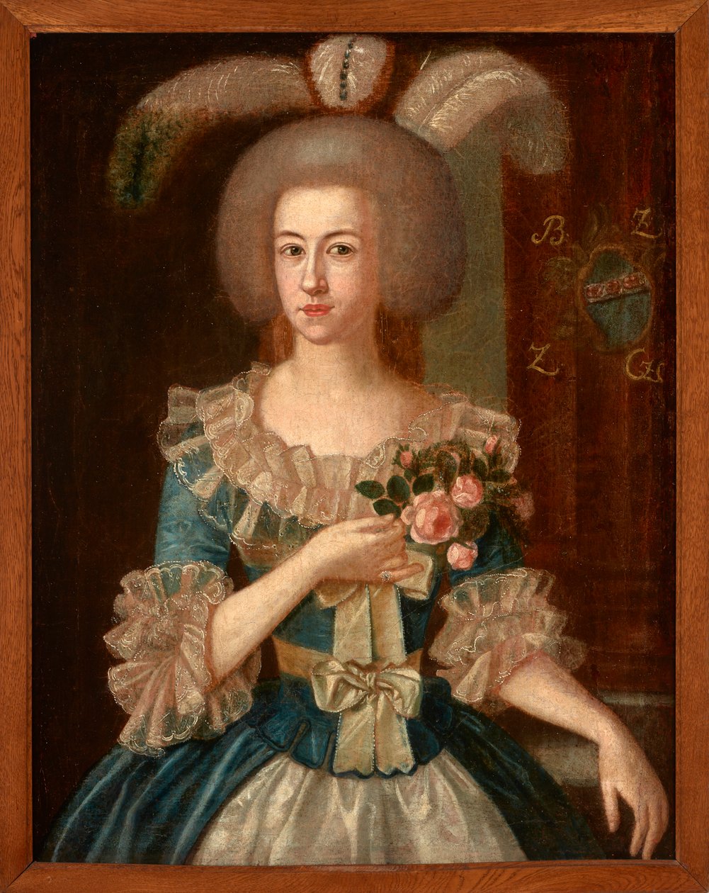 Tuntemattoman naisen muotokuva. 1790-1805 (öljy kankaalle) tekijältä Jozef Faworski