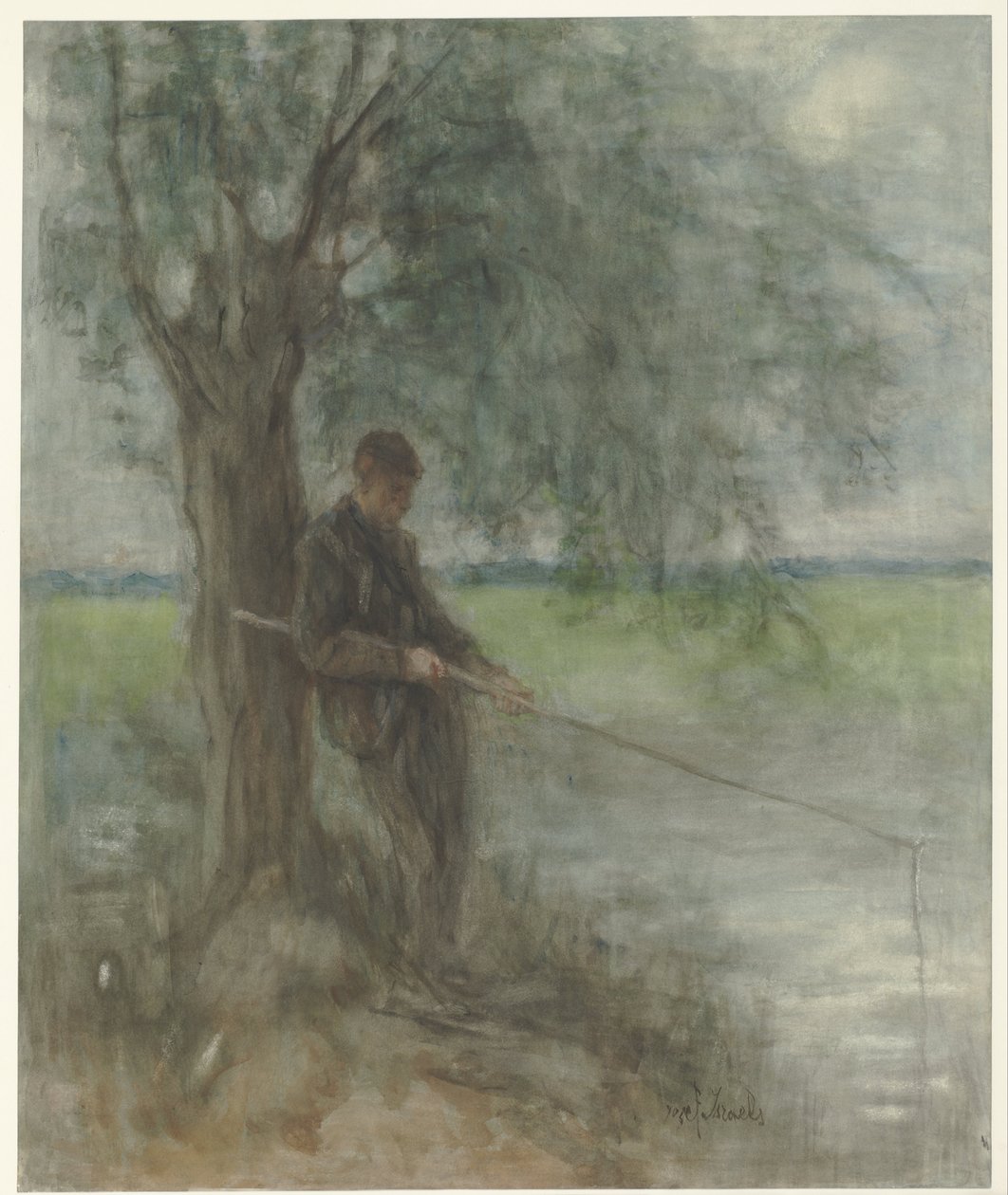 Yksi kalastaja tekijältä Jozef Israëls