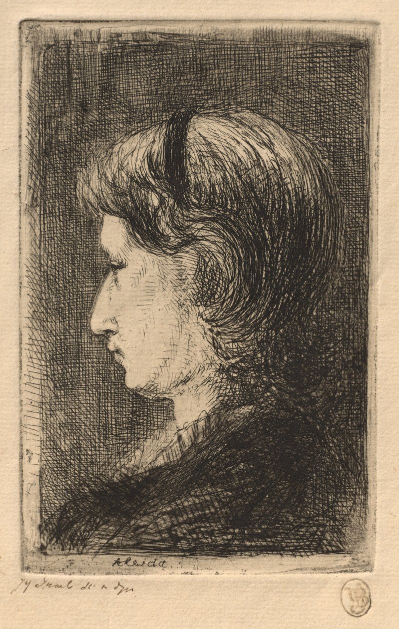 Rouvan muotokuva Israel, 1875. tekijältä Jozef Israëls