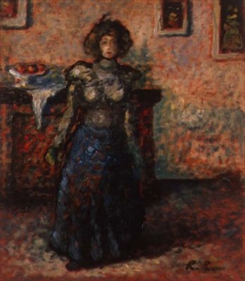 Intiimi kohtaus, n. 1895 (paneeli) tekijältä József Rippl Rónai
