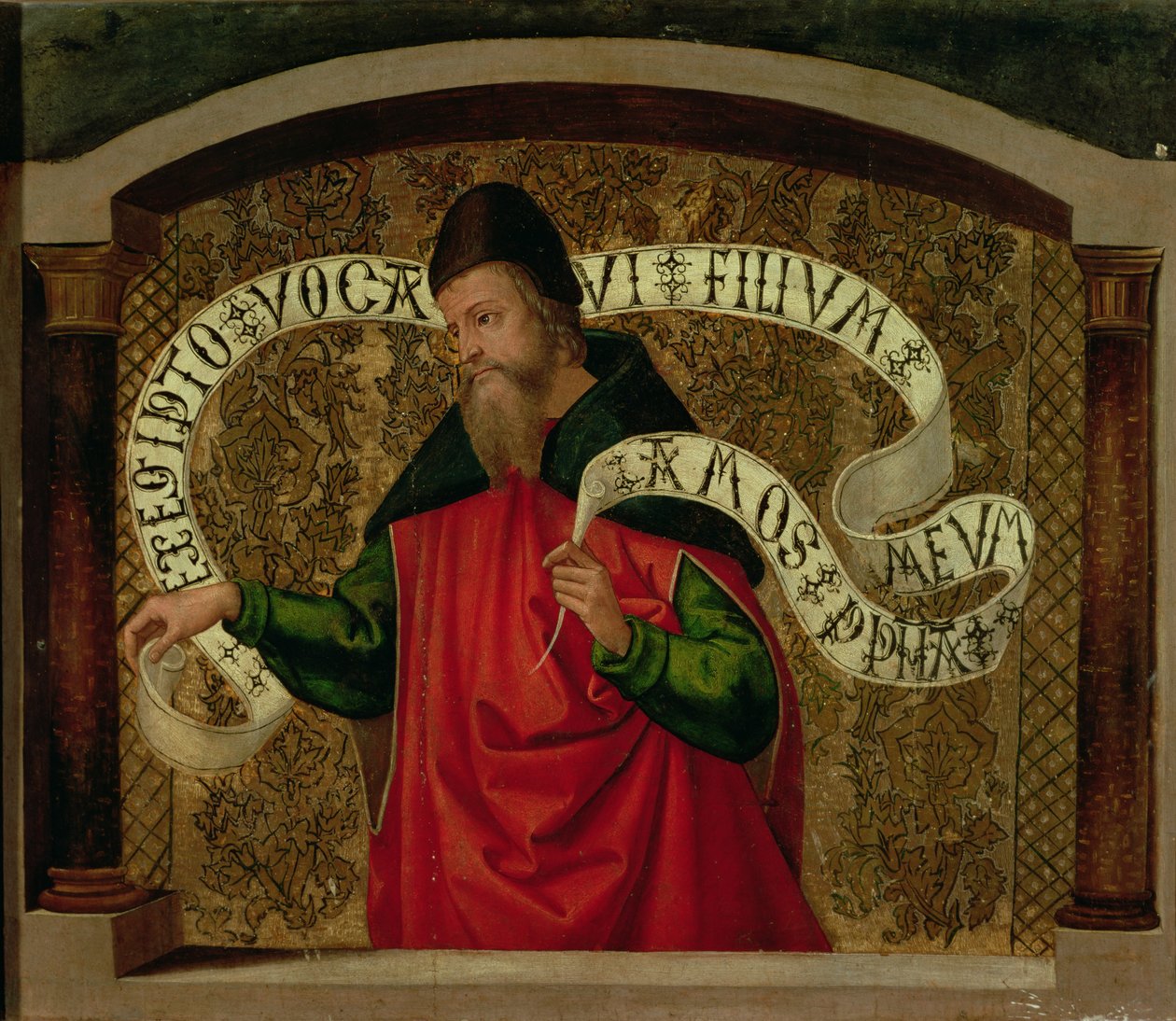Profeetta Amos, 1535 tekijältä Juan de Borgoña