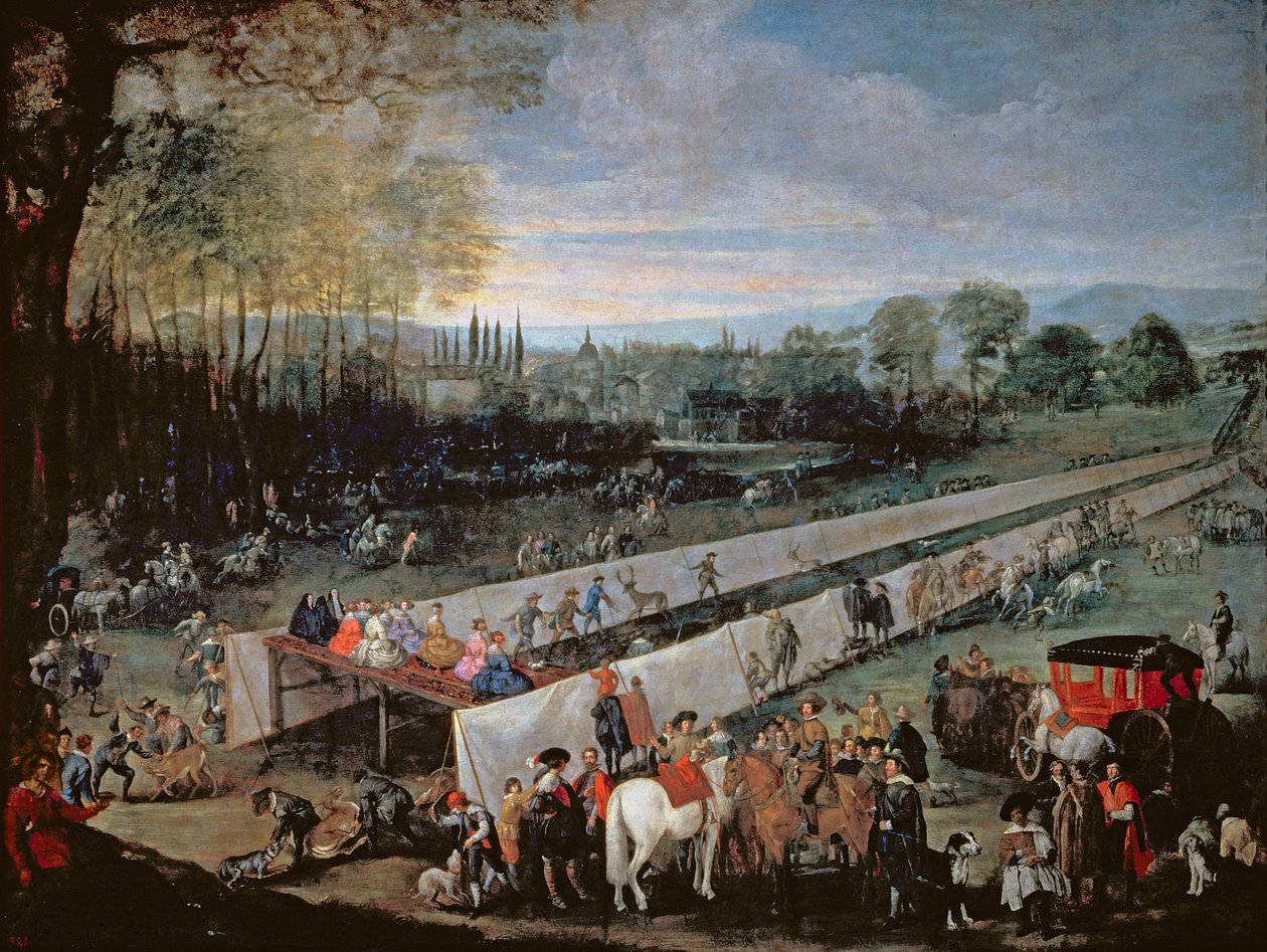 La Caceria del Tabladillo, Aranjuez tekijältä Juan Bautista Martinez Del Mazo
