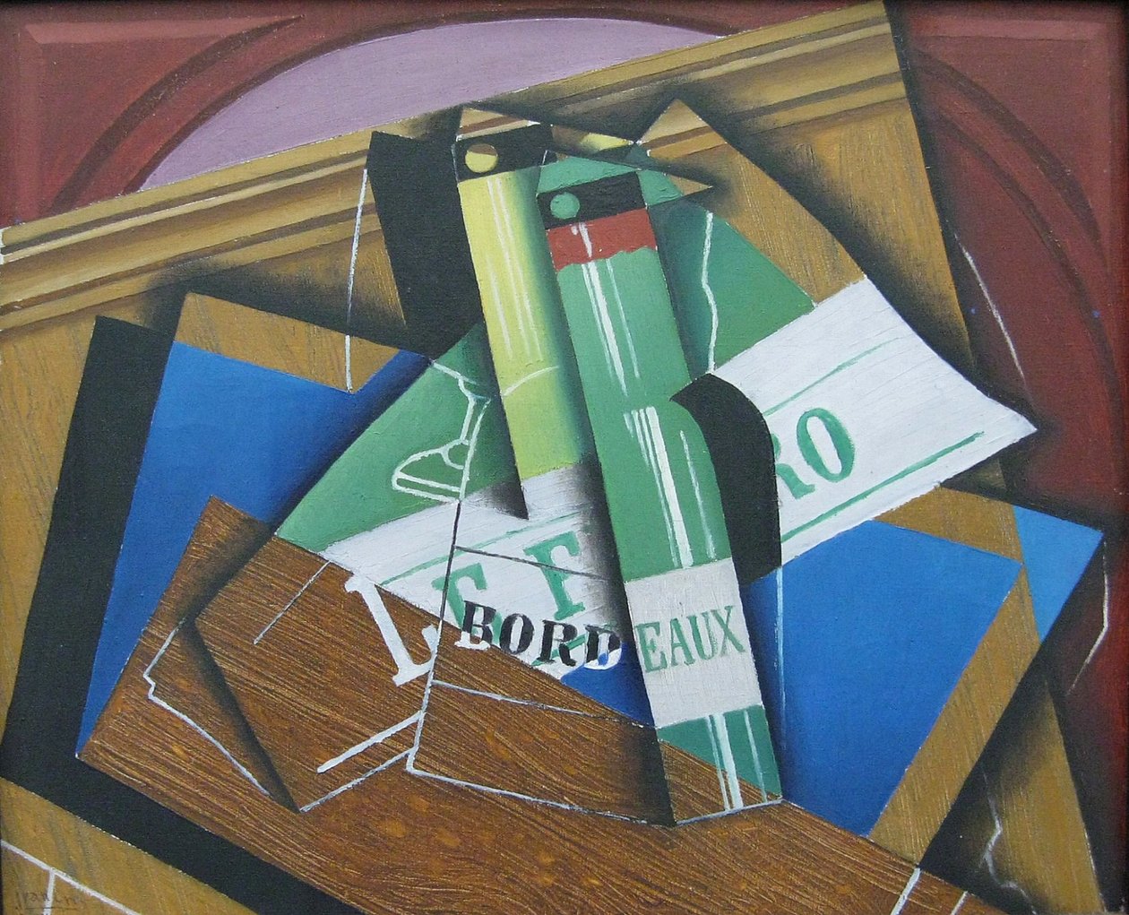 Die Bordeaux Flaschen tekijältä Juan Gris