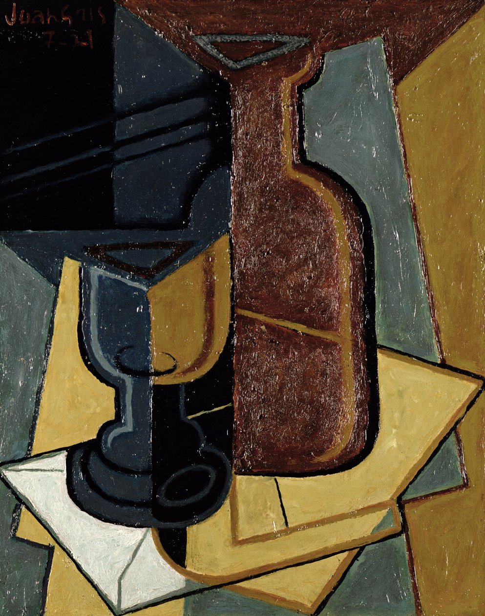Kirje, 1921 (paneeli) tekijältä Juan Gris