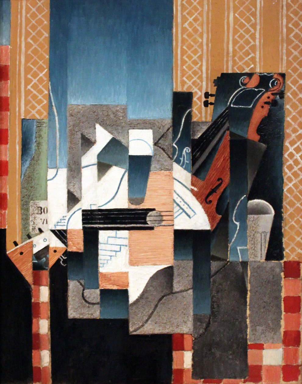 Viulu ja kitara tekijältä Juan Gris