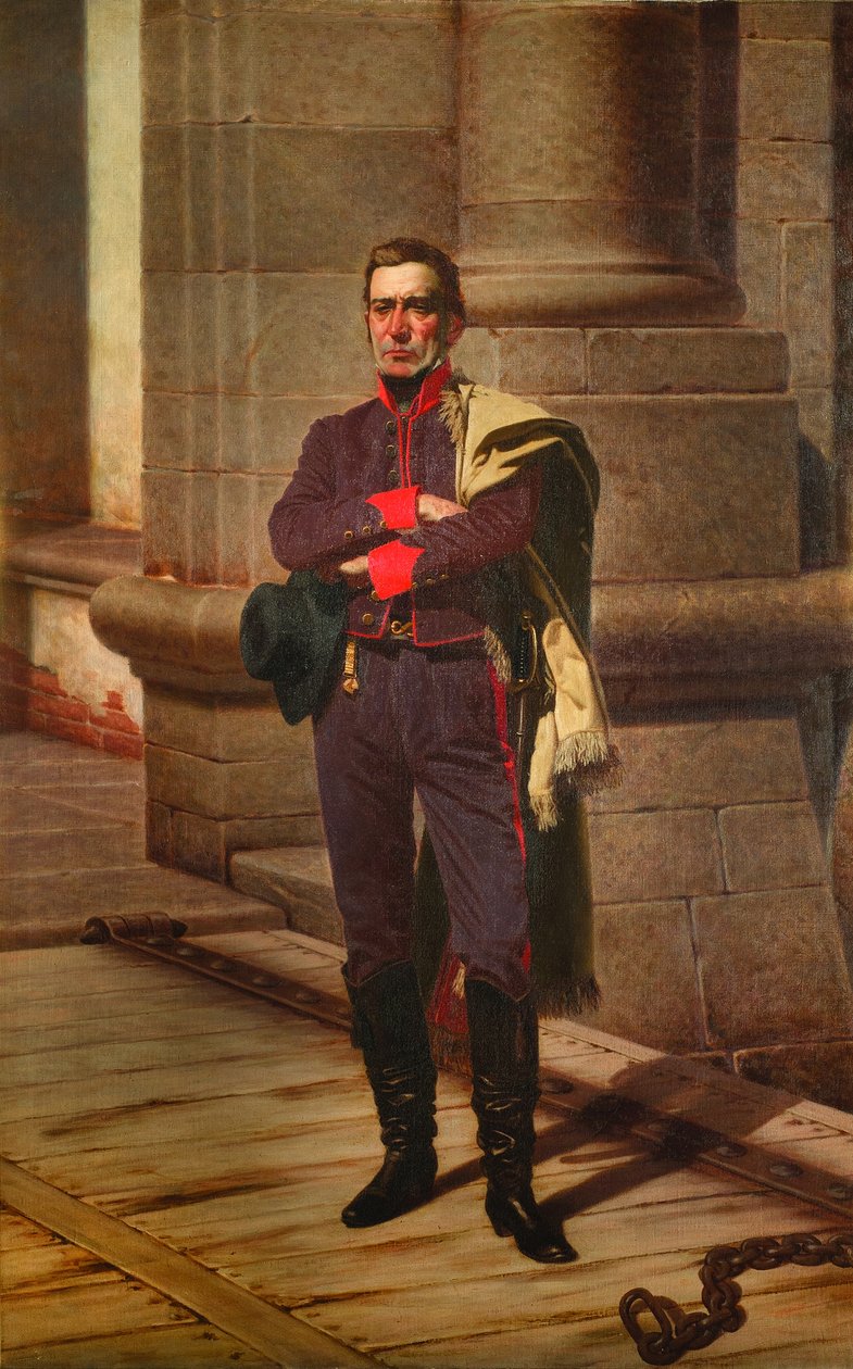 Artigas en la Ciudadela tekijältä Juan Manuel Blanes
