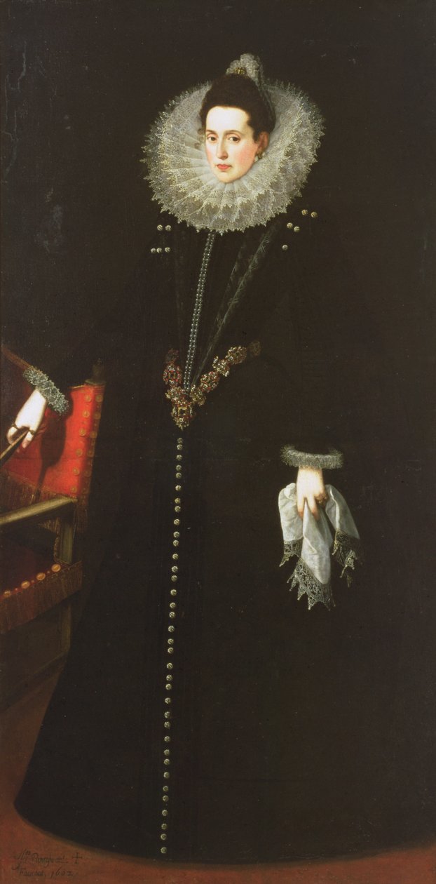 Catalina de la Cerda, Lerman herttuatar, 1602 tekijältä Juan Pantoja de la Cruz