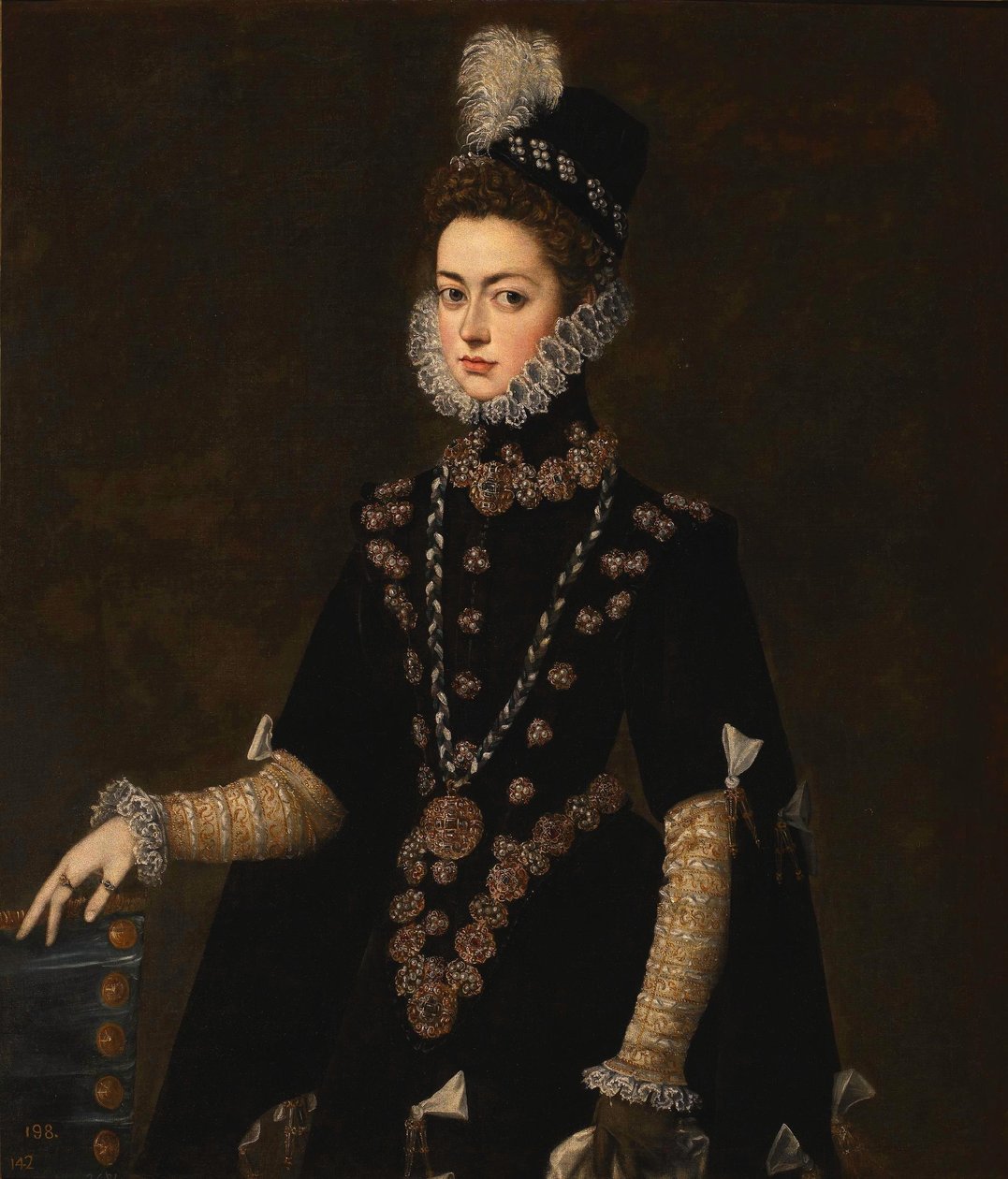 La infanta Catalina Micaela de Austria tekijältä Juan Pantoja de la Cruz