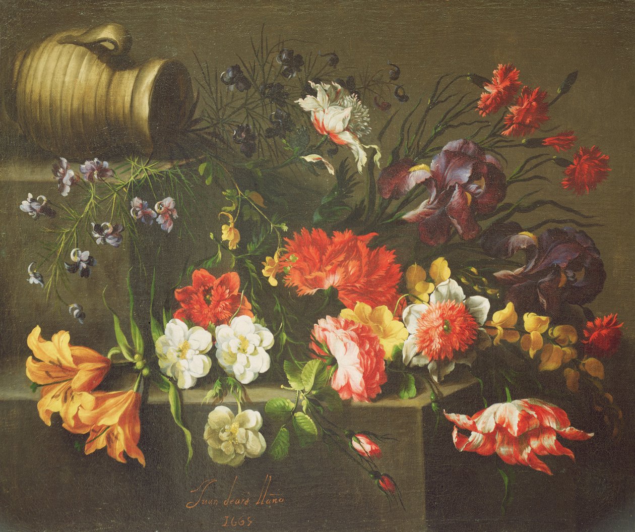 Kukat kielekkeellä, 1665 tekijältä Juan de Arellano