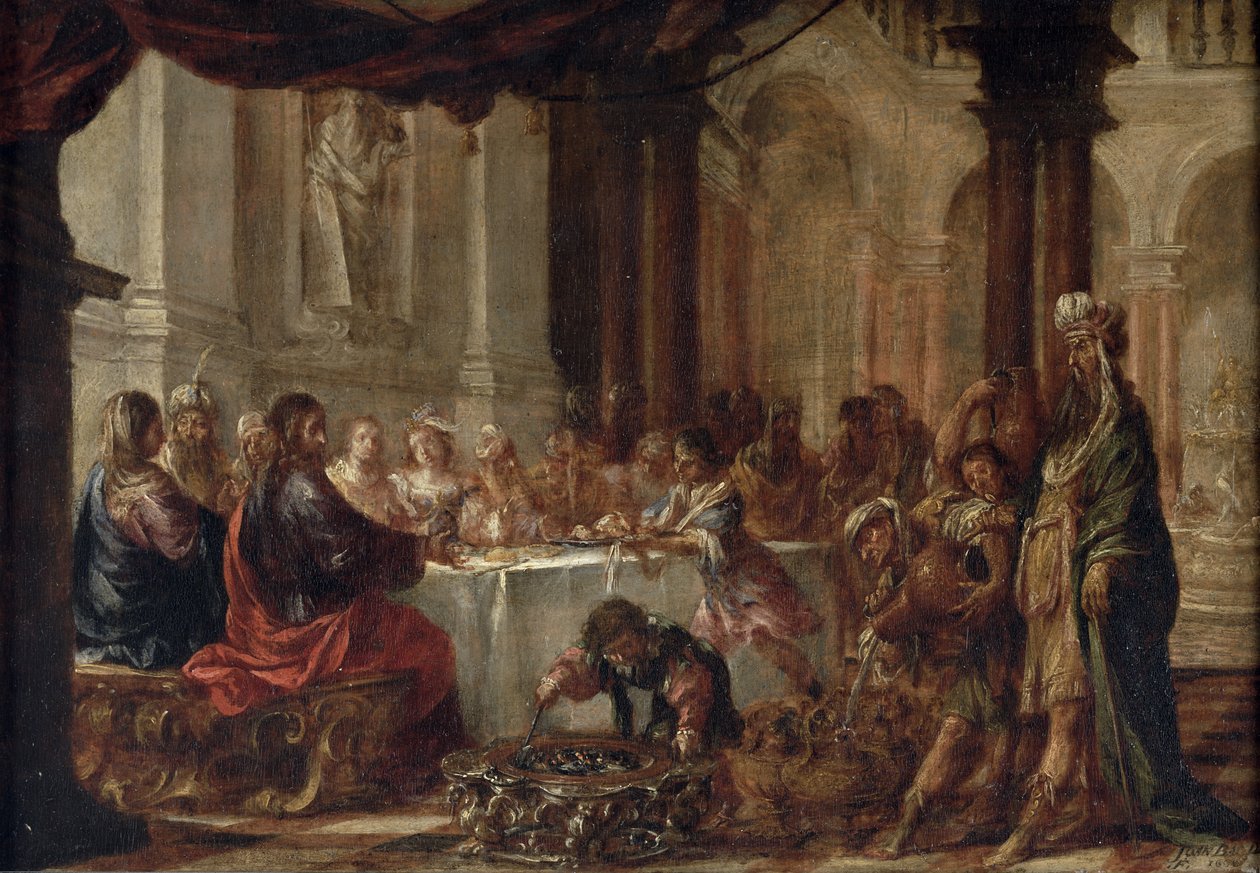 Häät Kaanassa, 1660 tekijältä Juan de Valdes Leal