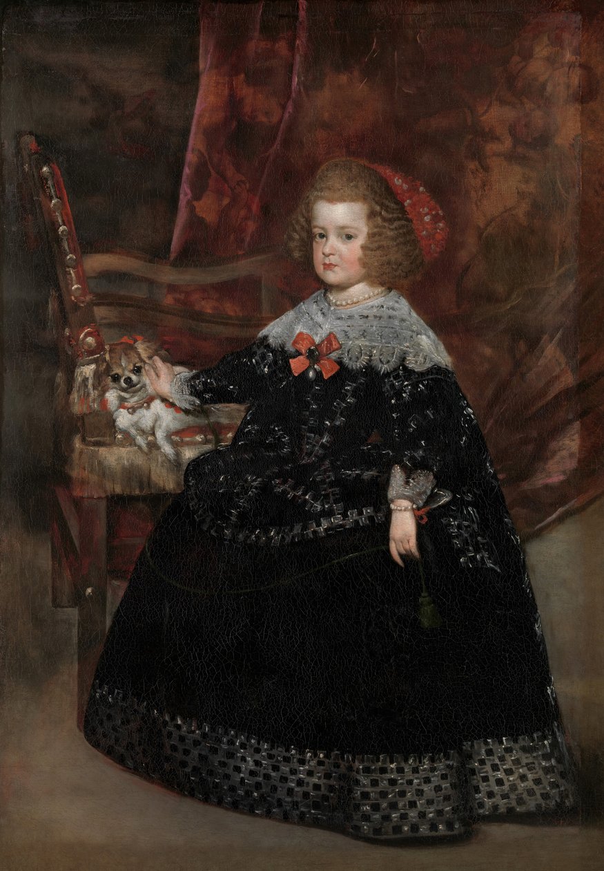Maria Teresa 1638-1683, Espanjan infanta, n. 1645. tekijältä Juan Battista Martinez del Mazo