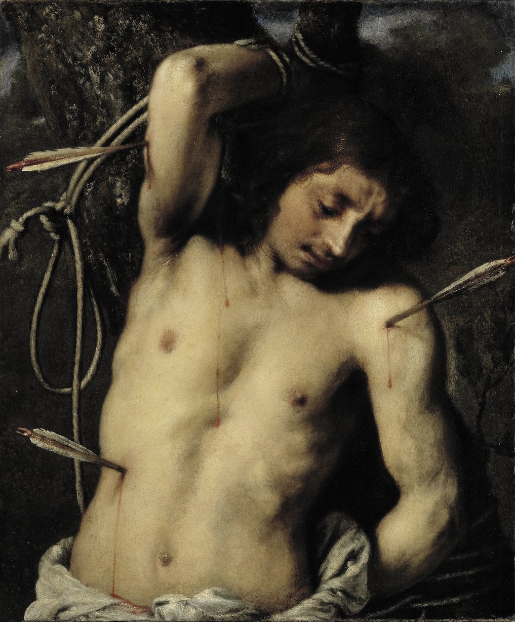 Pyhä Sebastian tekijältä Juan Carreño de Miranda (attributed to)