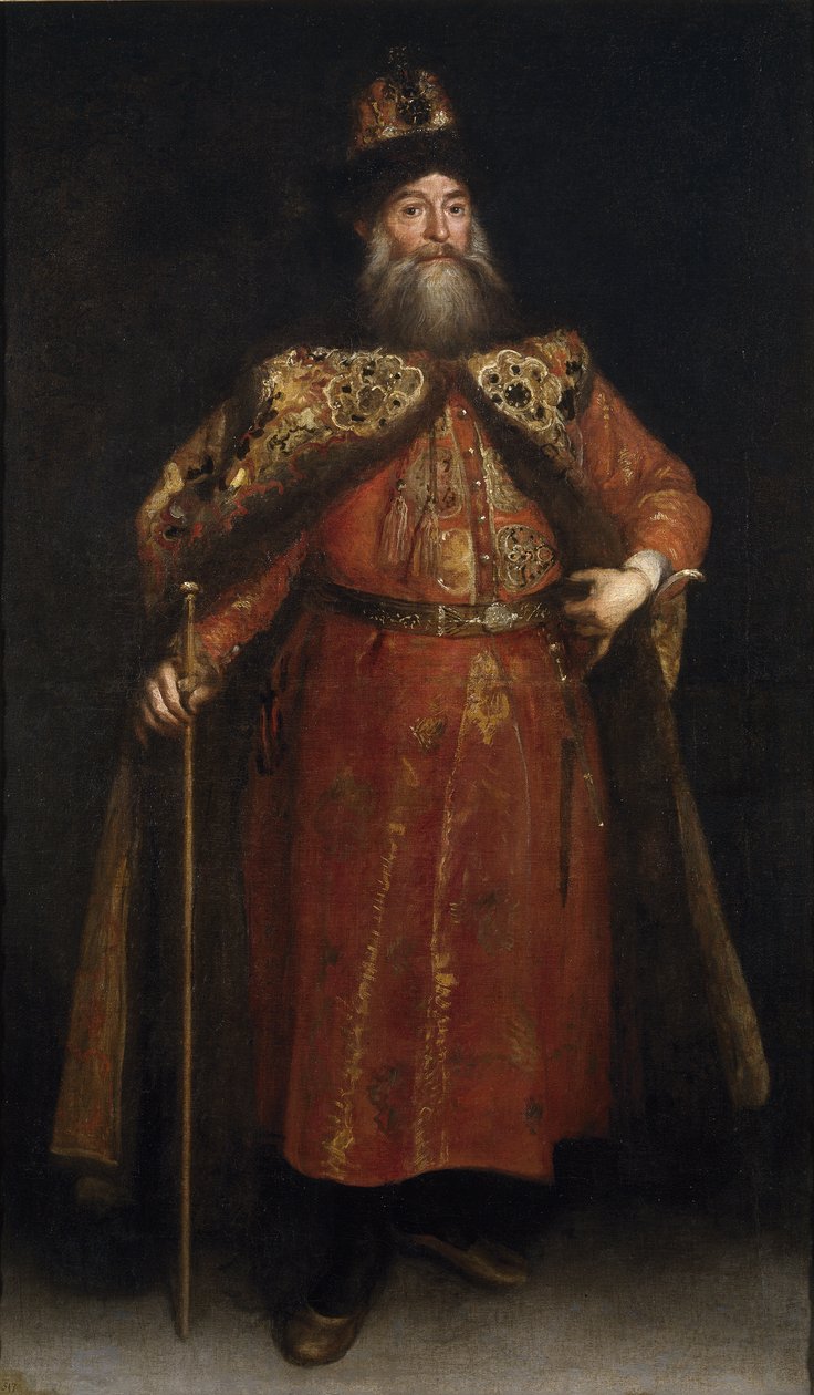 Suurlähettiläs Pjotr Ivanovitš Potjomkinin muotokuva 1617-1700, 1681 tekijältä Juan Carreño de Miranda