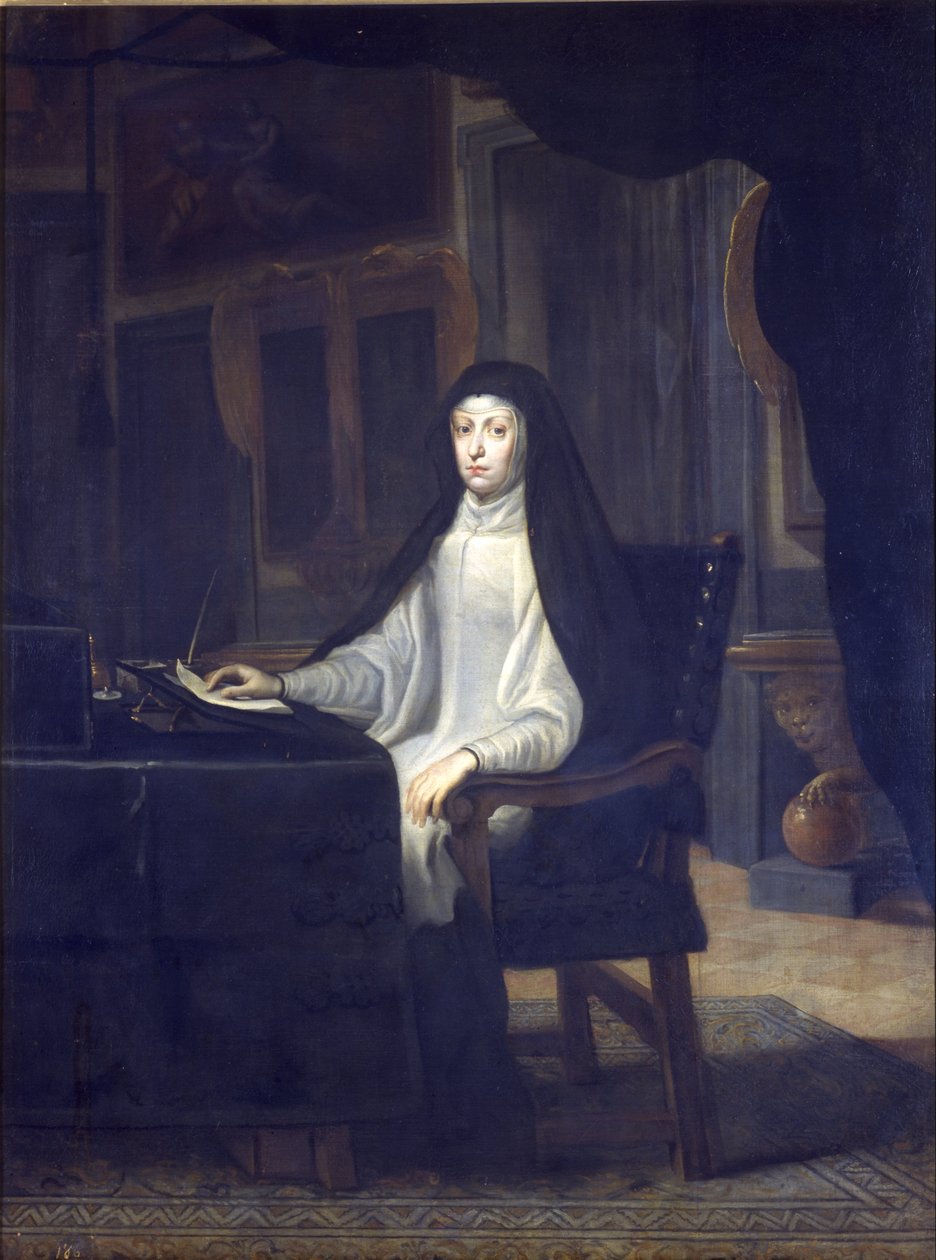 Retrato de doña Mariana de Austria tekijältä Juan Carreño de Miranda