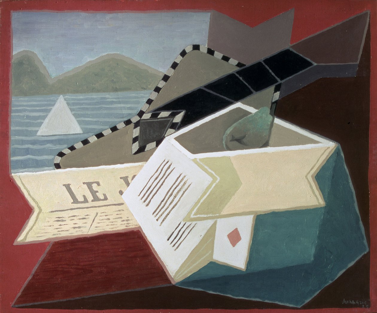 Kitara merelle päin tekijältä Juan Gris