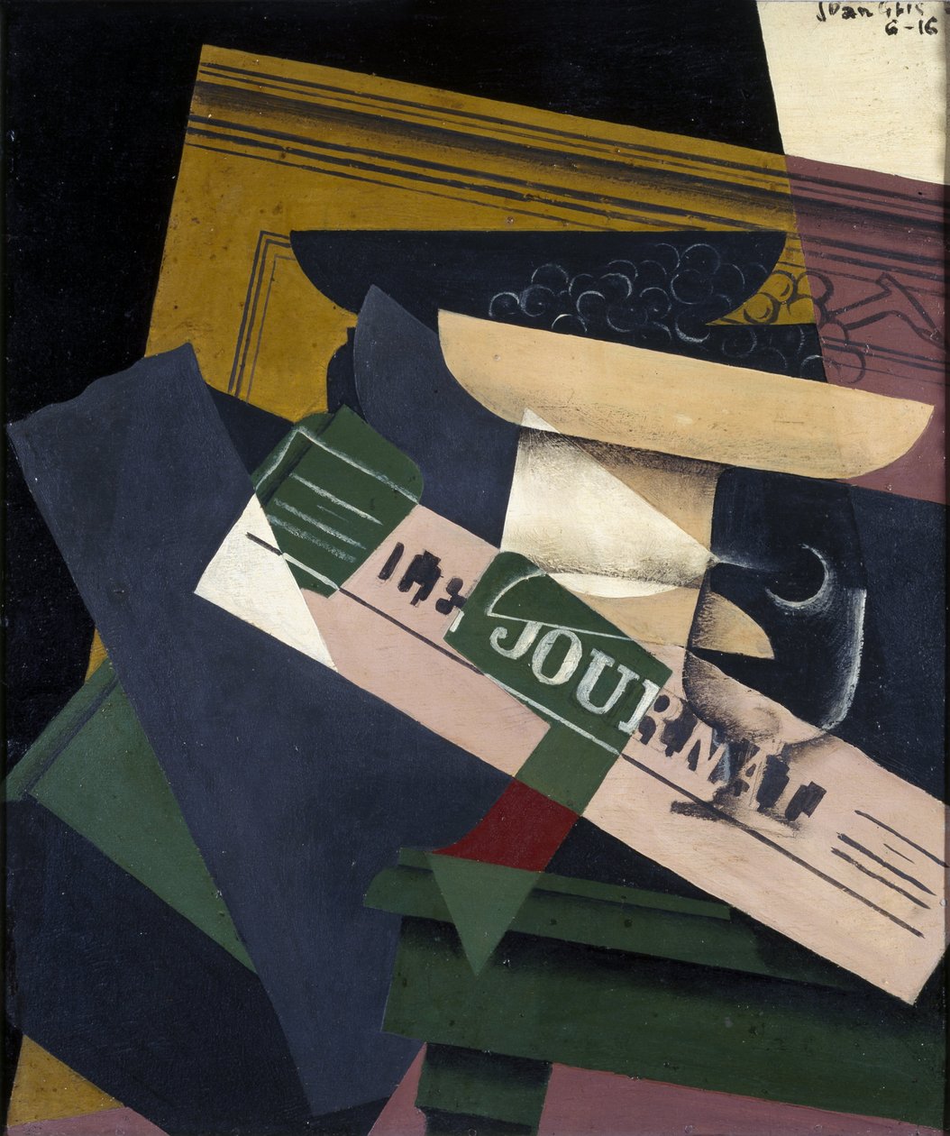 Viinirypäleet, 1916 tekijältä Juan Gris