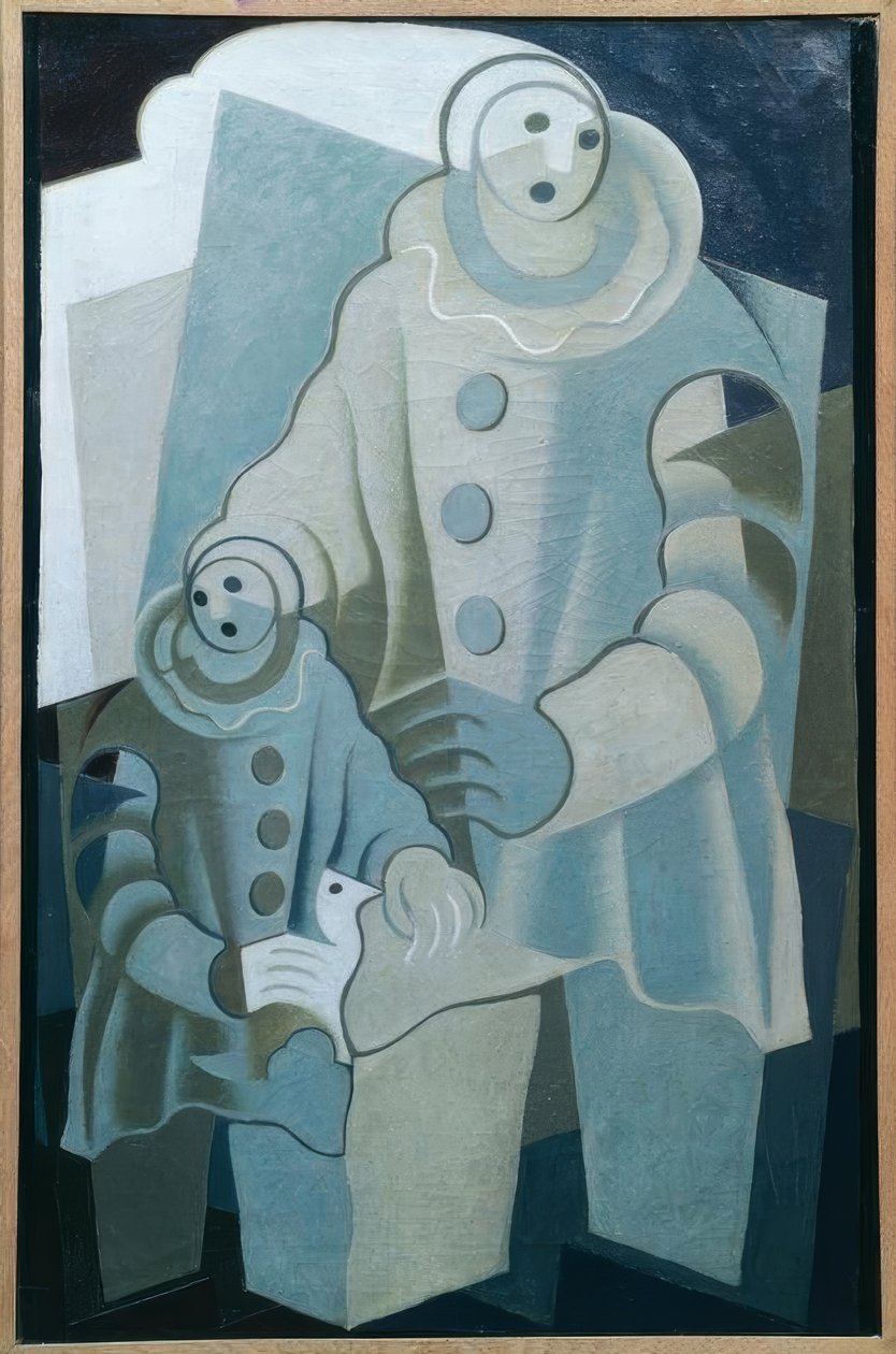 Les deux Pierrots tekijältä Juan Gris