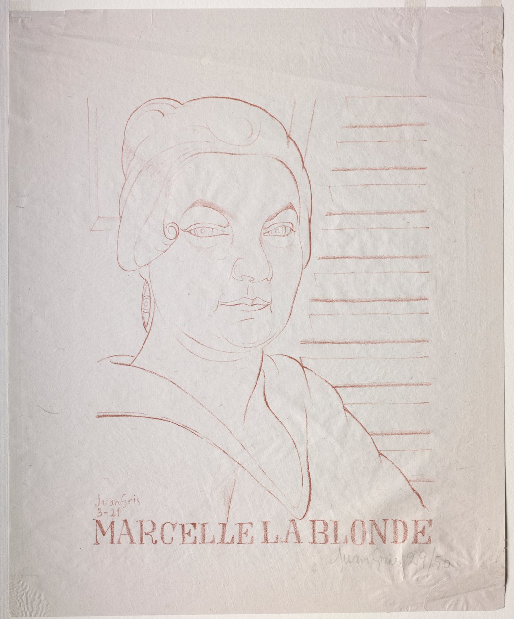 Marcelle blondi tekijältä Juan Gris