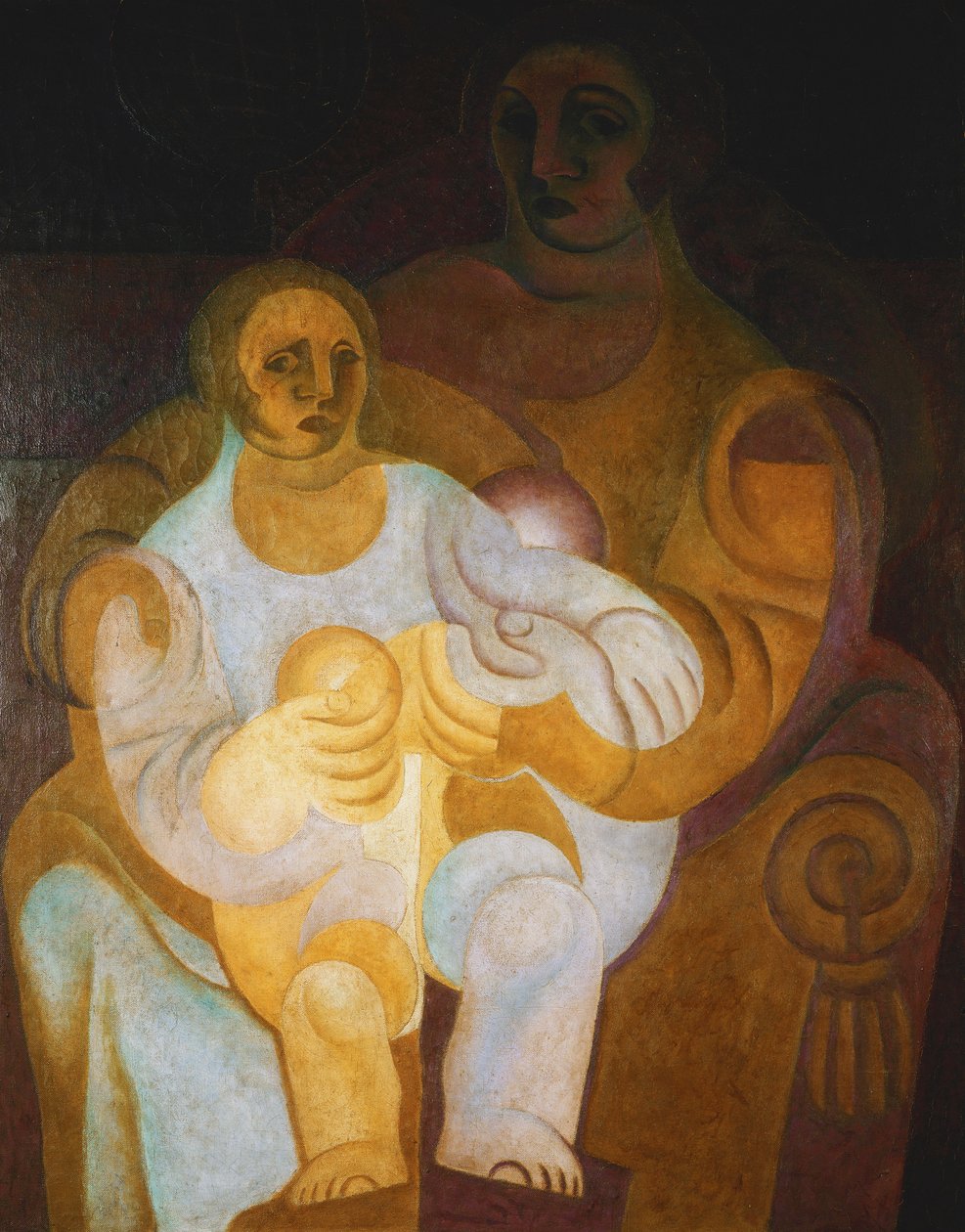 Äiti ja lapsi; Mere et Enfant, 1922 tekijältä Juan Gris