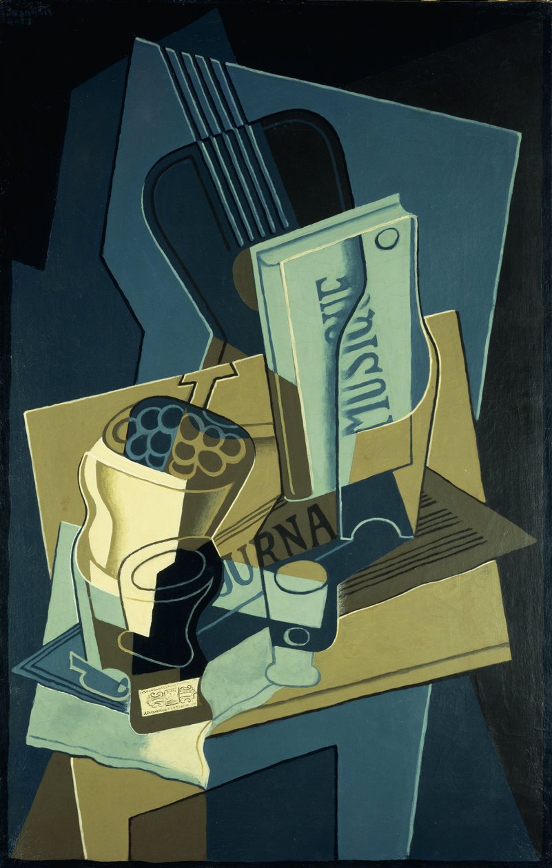 Musiikkikirja; Musiikkimuistikirja, 1922 tekijältä Juan Gris