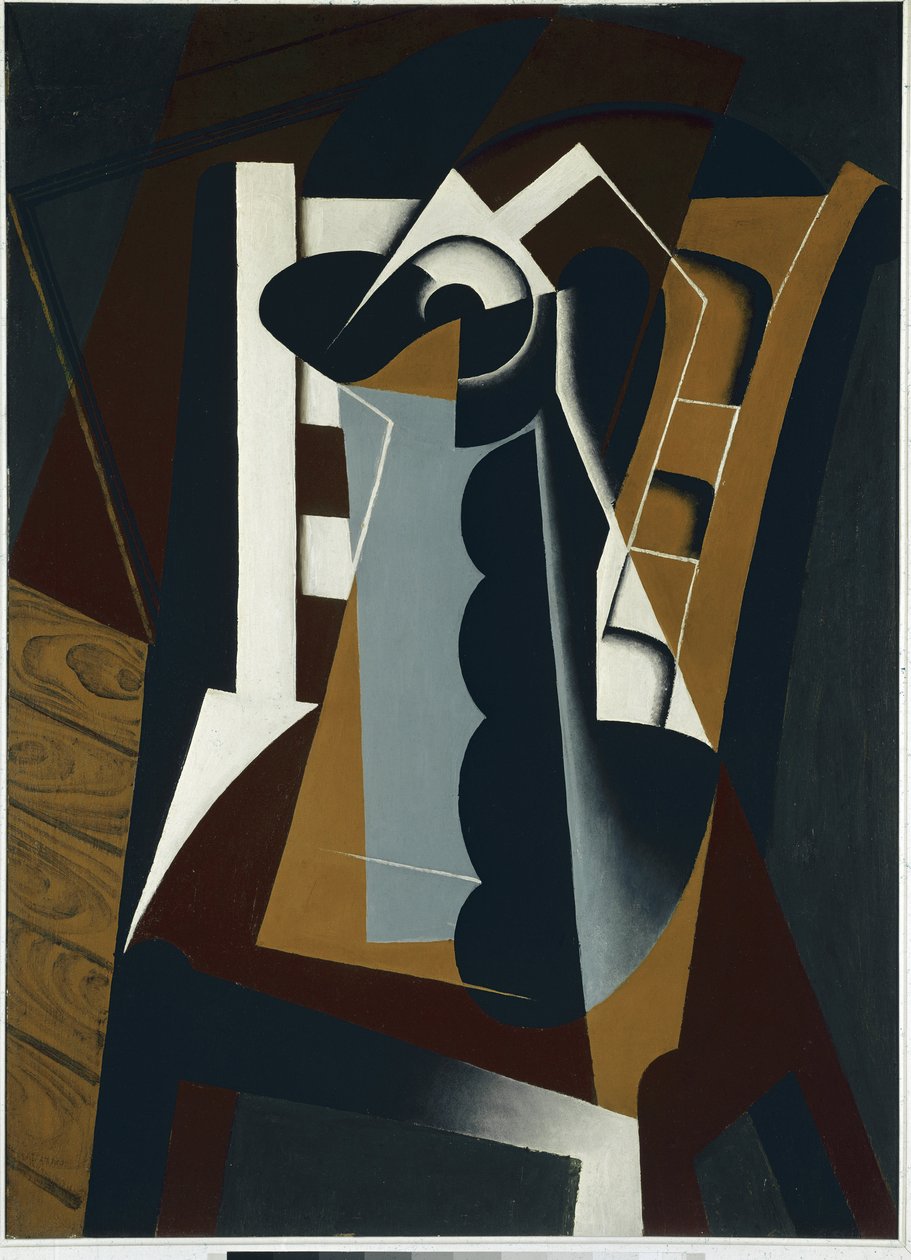 Asetelma tuolilla - öljy puulle tekijältä Juan Gris