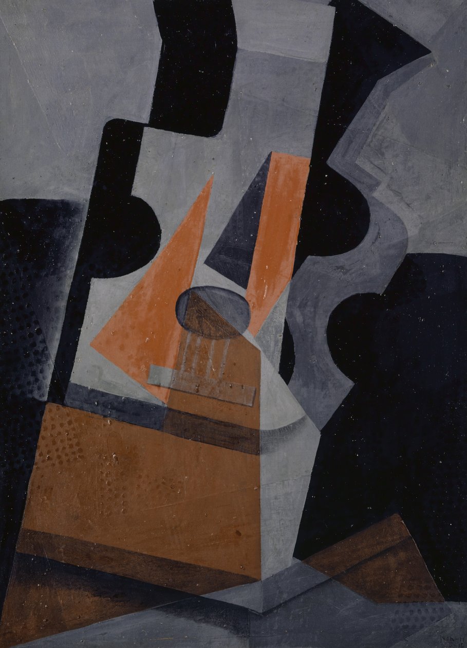 Kitara (Still Life with Guitar), 1916 tekijältä Juan Gris