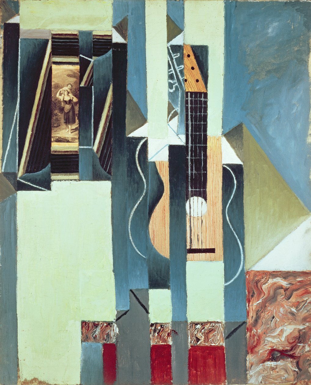Nimetön (öljy kankaalle) tekijältä Juan Gris