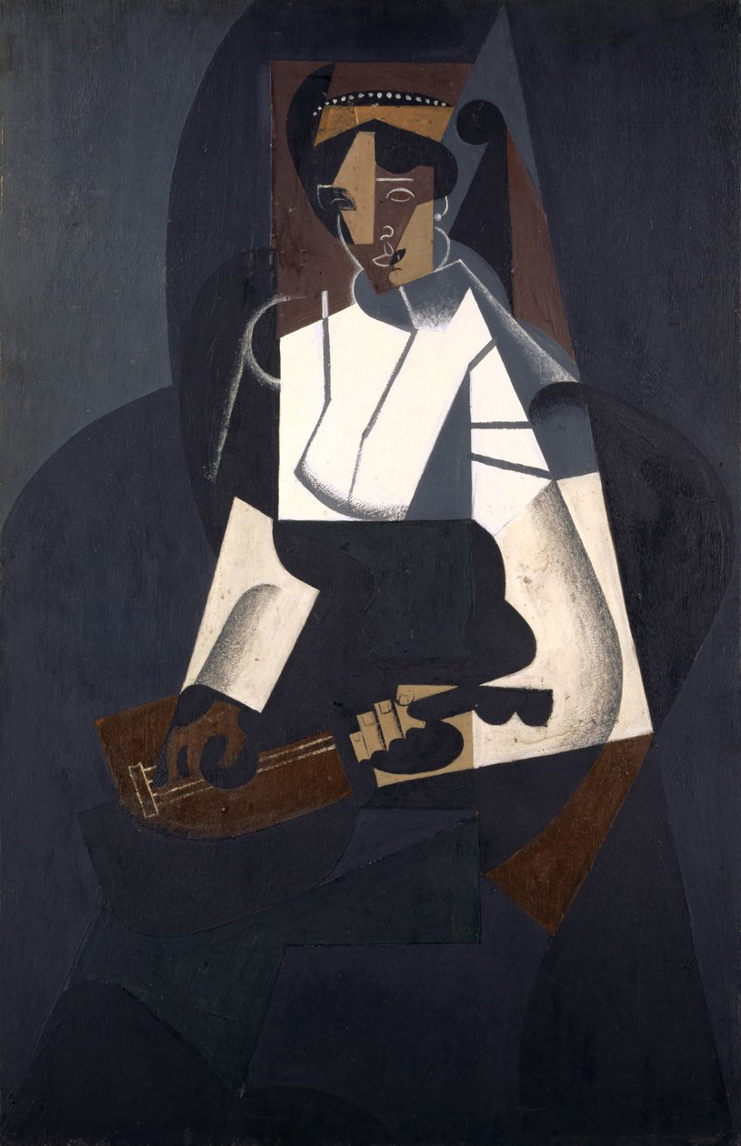Nainen mandoliinin kanssa, Corot