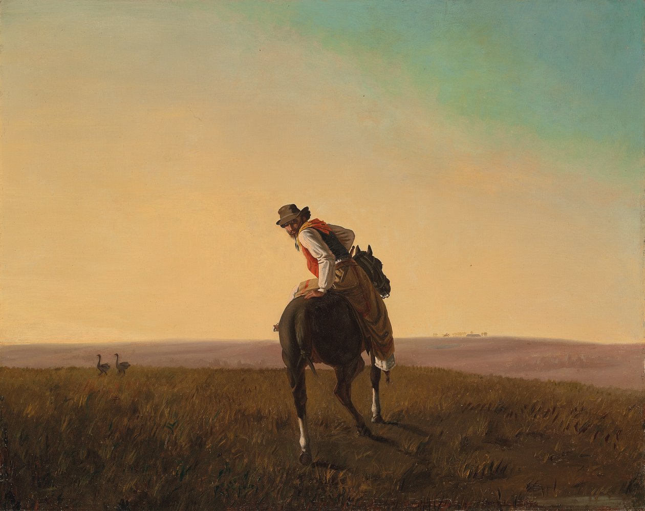 Aurora (tunnetaan myös nimellä Entre dos luces), n. 1879-1885 (öljy kankaalle) tekijältä Juan Manuel Blanes