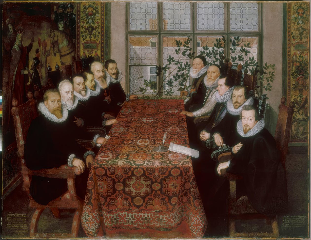 Rauhaneuvottelut Somerset Housessa vuonna 1604 tekijältä Juan Pantoja de la Cruz