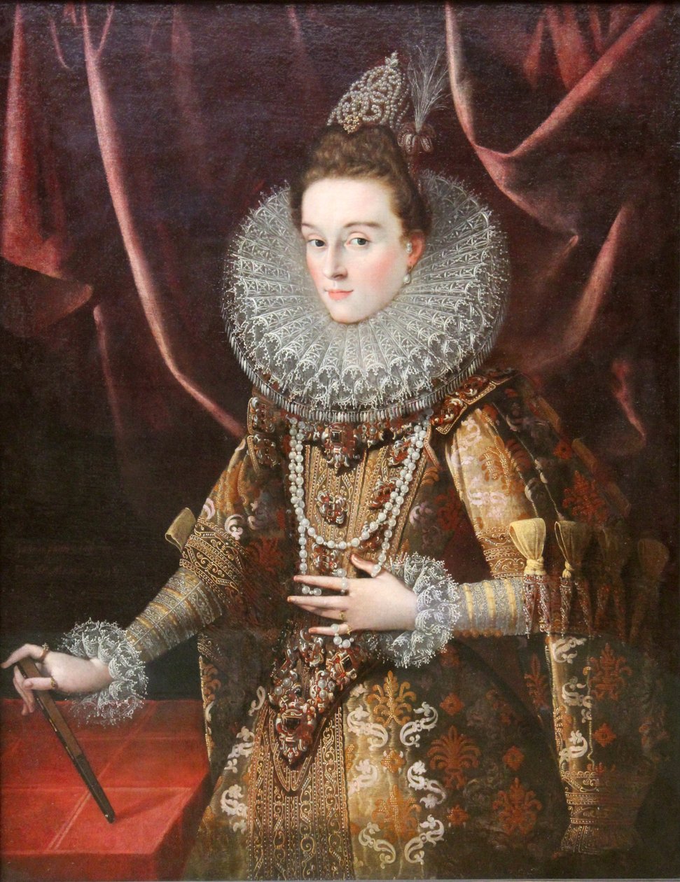 Infanta Isabella Clara Eugenia, Espanja tekijältä Juan Pantoja de la Cruz