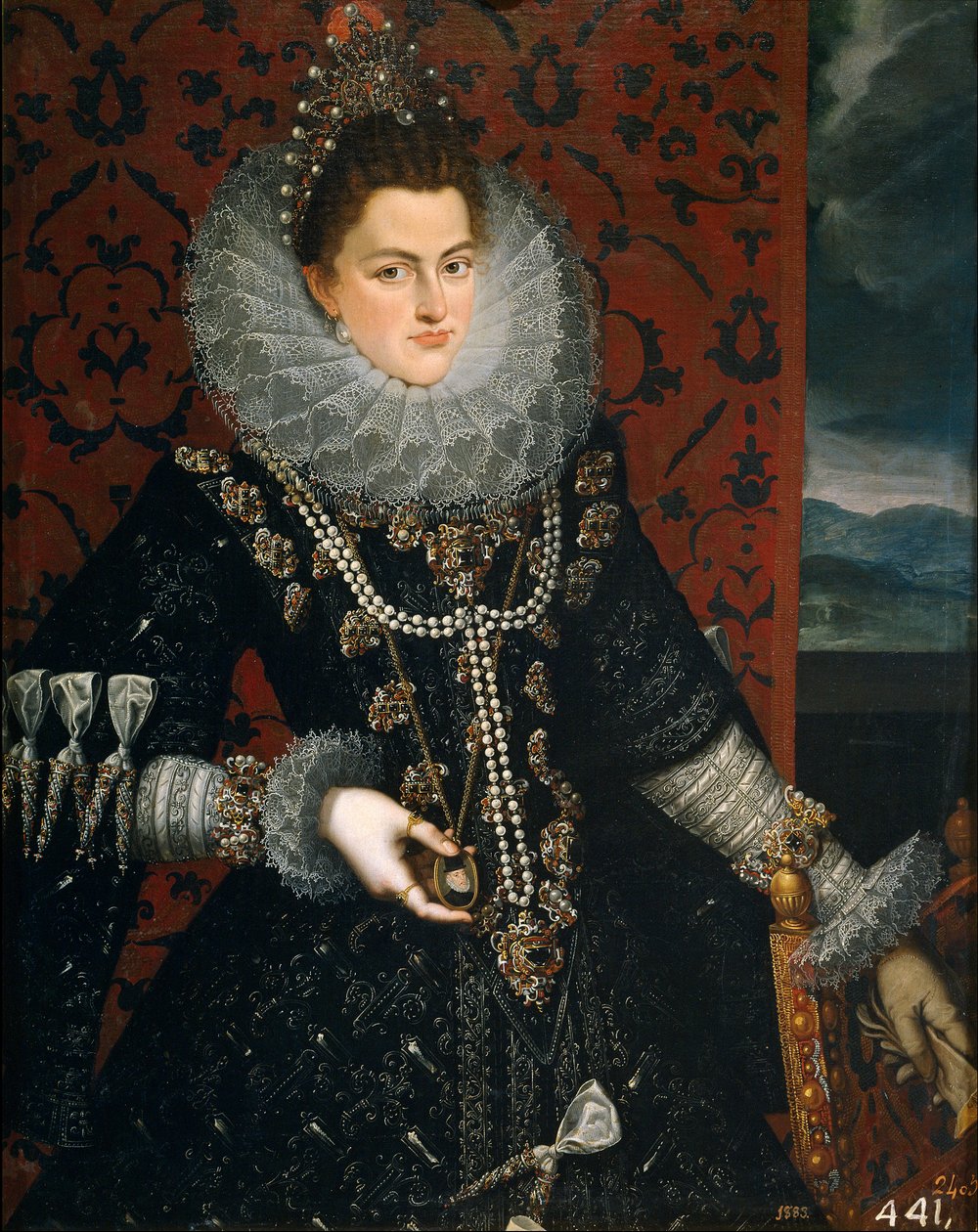 Isabelle Claire Eugenie Itävallasta (Isabelle Espanjasta tekijältä Juan Pantoja de la Cruz