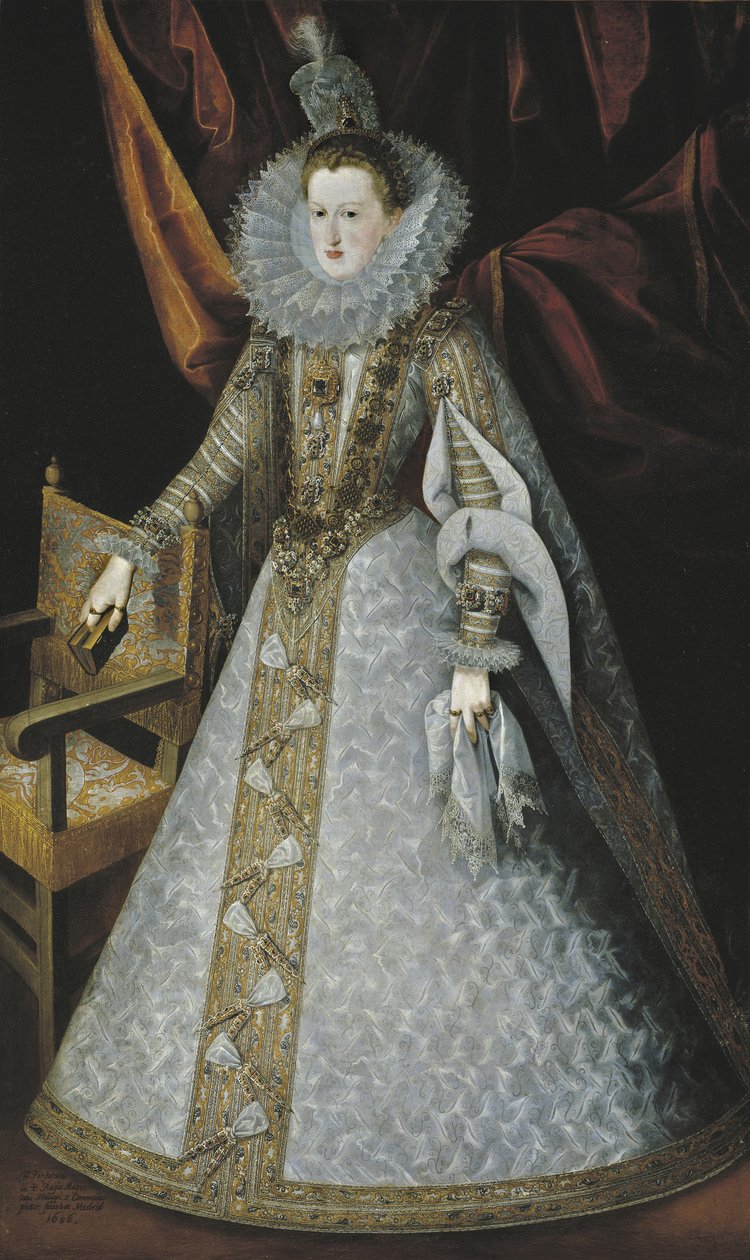 Itävallan Margaritan muotokuva 15841611, 1606 tekijältä Juan Pantoja de la Cruz
