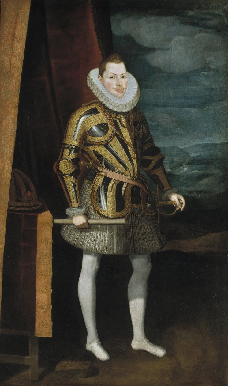 Philip III:n muotokuva 1578-1621, Espanjan ja Portugalin kuningas, 1606 tekijältä Juan Pantoja de la Cruz