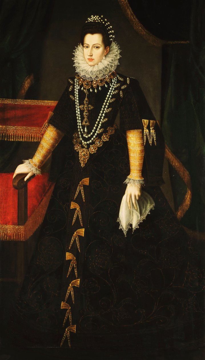 Infanta Isabel Clara Eugenia of Bourbon muotokuva tekijältä Juan Pantoja de la Cruz