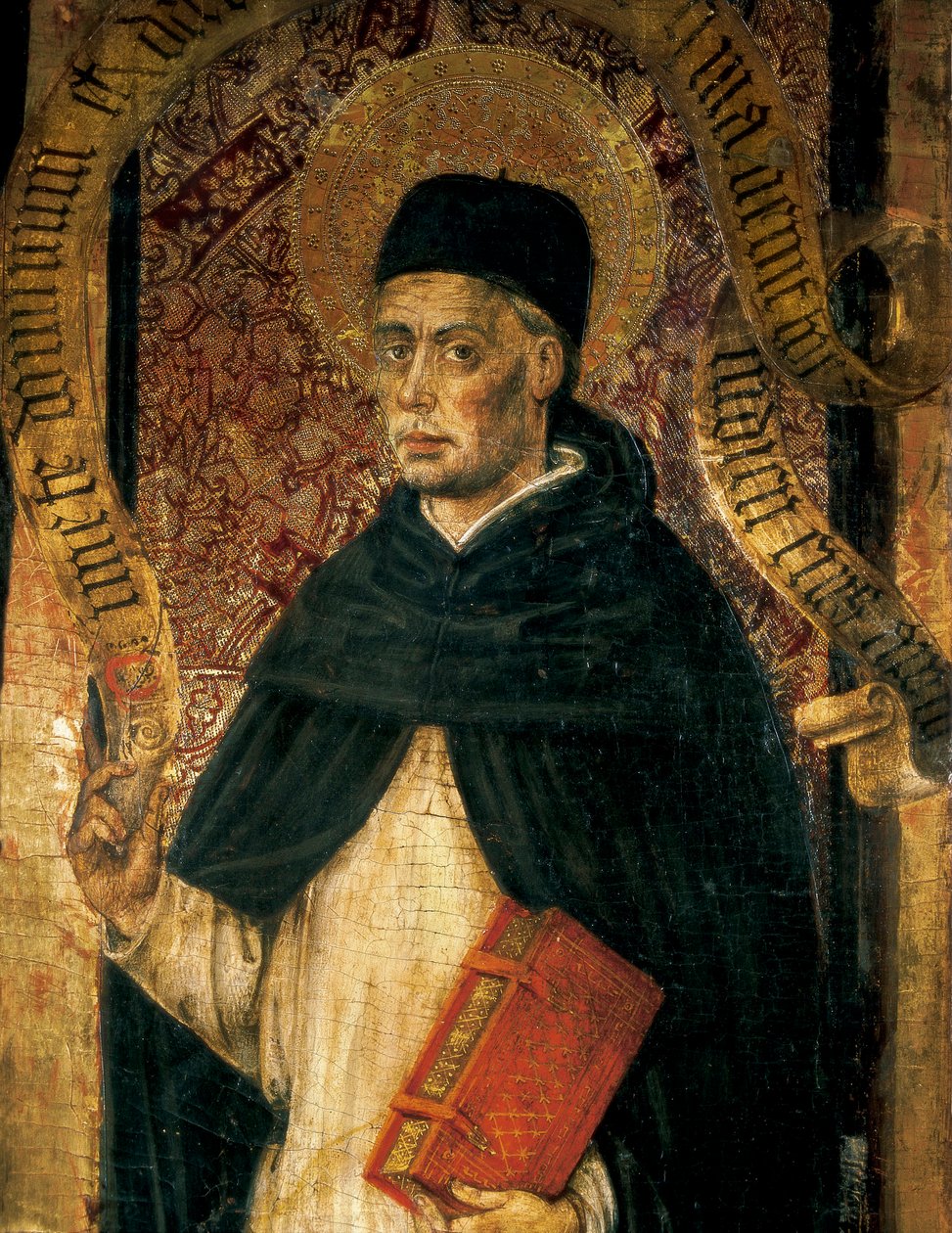 Dominikaanisen papin St. Vincent Ferrerin (1350-1419) edustus tekijältä Juan Rexach or Reixach