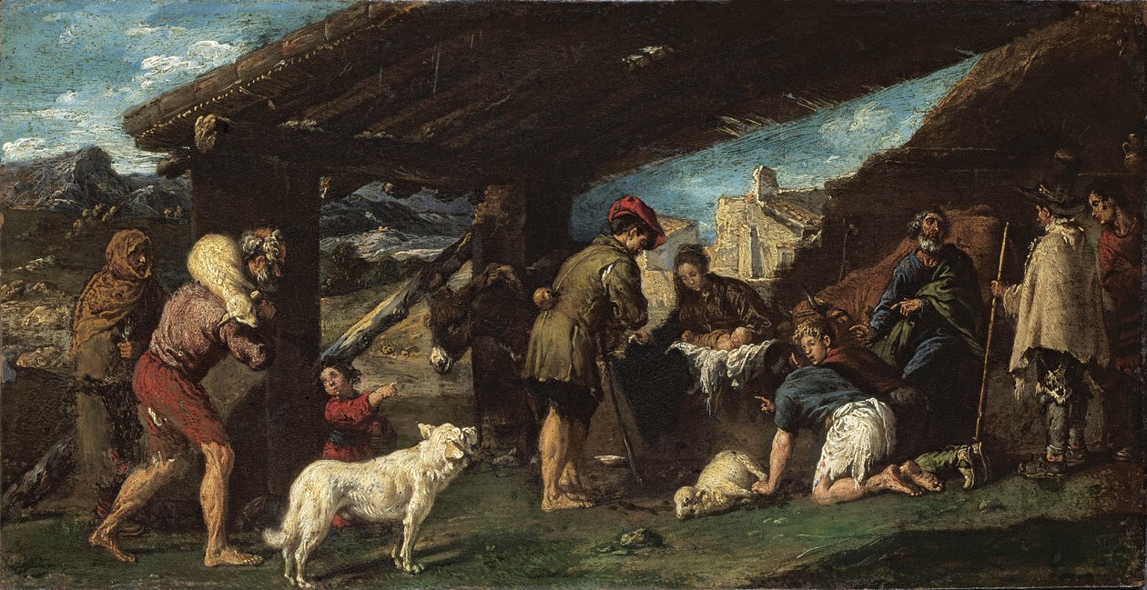 Paimenten palvonta, n. 1620 tekijältä Juan Ribalta