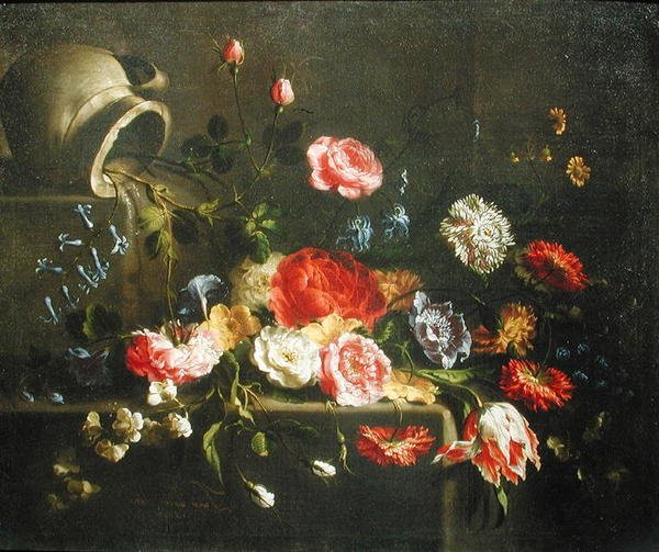 Kannusta pudonneet kukat, 1665 tekijältä Juan de Arellano