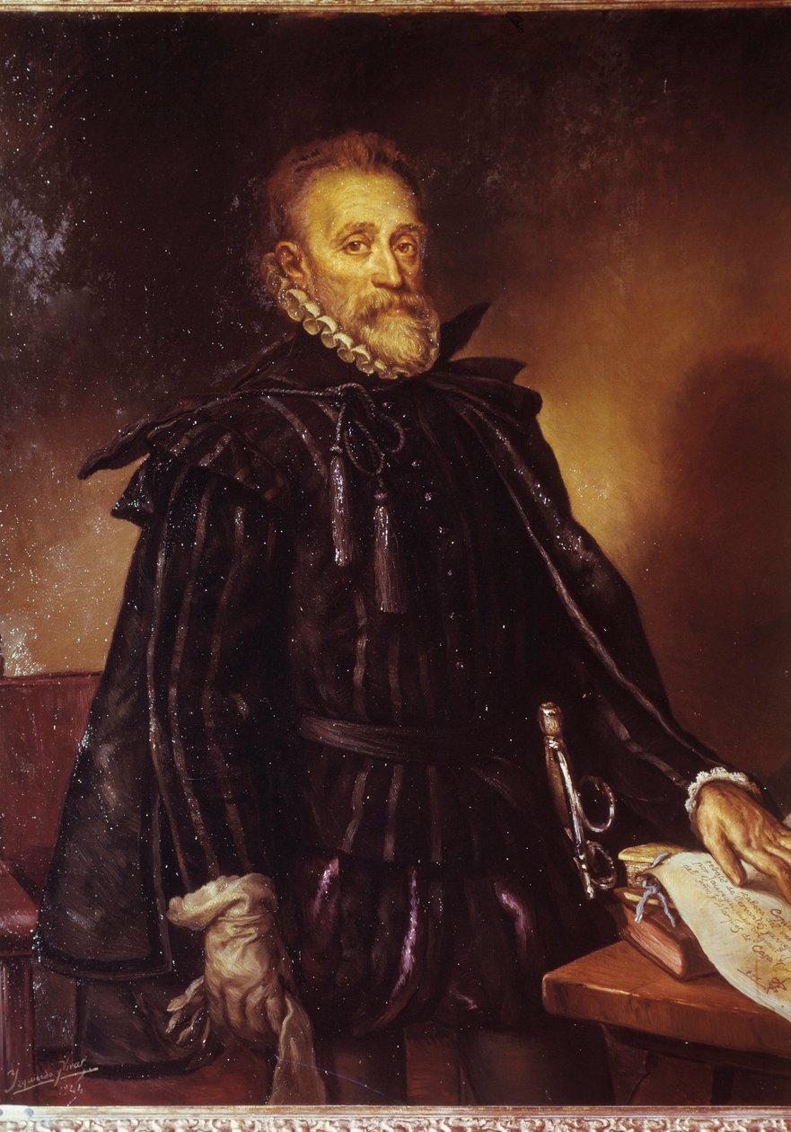 Miguel de Cervantesin (1547-1616) muotokuva espanjalainen kirjailija Miguel Cervantes de Saavedra. Juan de Jaureguille (1583-1641) kuuluva maalaus tekijältä Juan de Jauregui y Aguilar