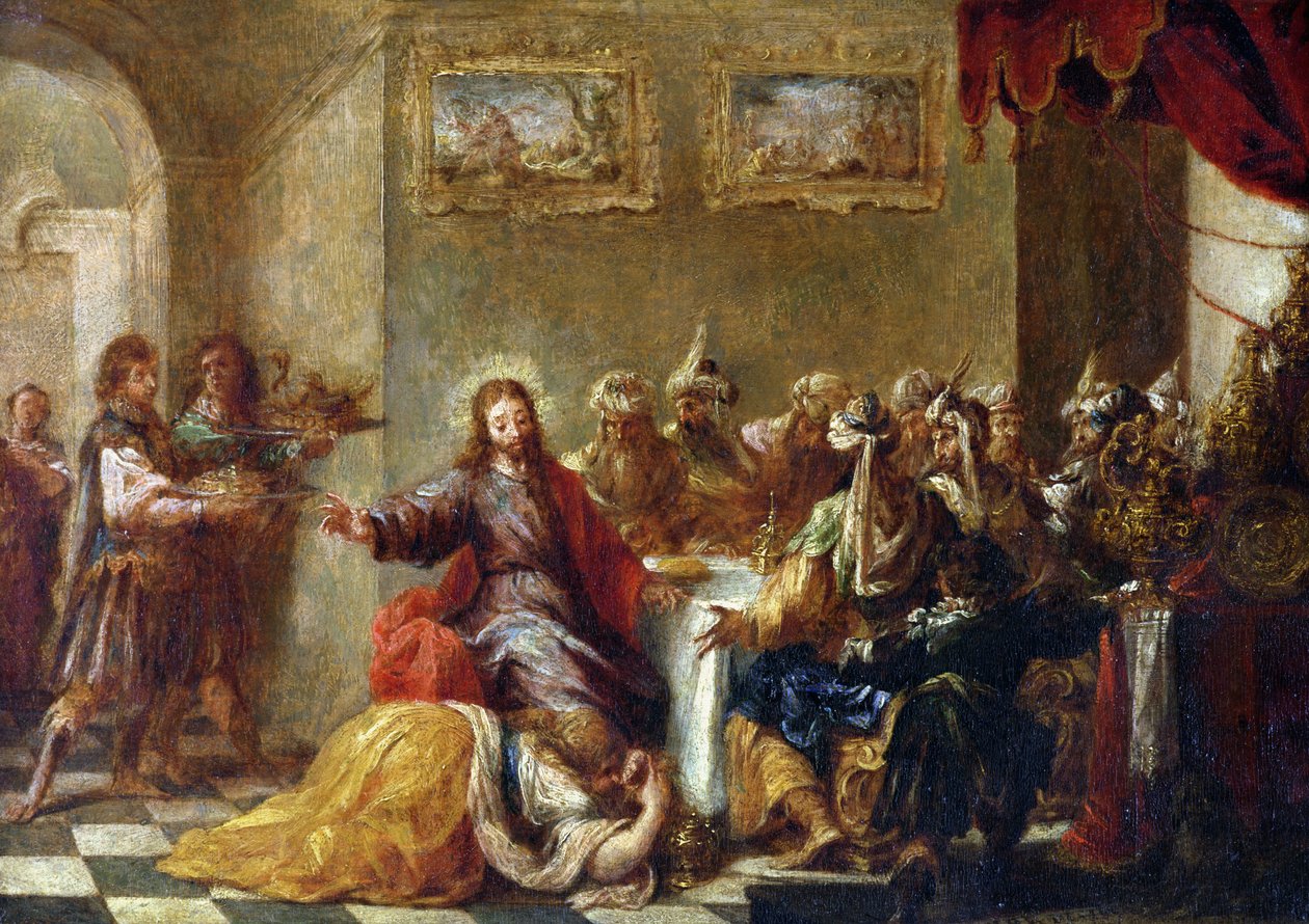 Kristus Simon fariseuksen talossa, 1660 tekijältä Juan de Valdes Leal